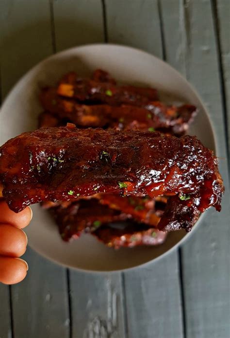 Red Wine Braised Honey Pork Ribs