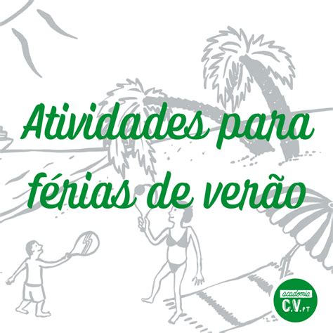 Atividades Para Férias De Verão Ideias Divertidas