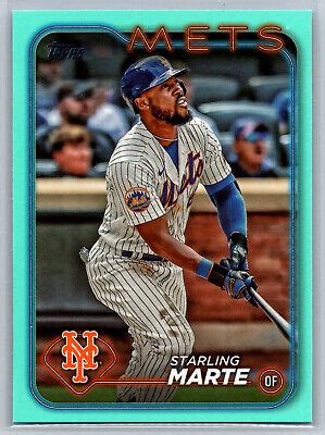 2024 Topps Baseball Aqua Starling Marte 317 New York Mets EBay