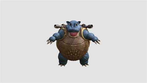 Blastoise Realistic - 3D model by Nicolas Perin (@NicolasPerin) [9ab606e] - Sketchfab