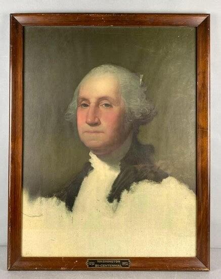 George Washington Portrait Framed Print In United States