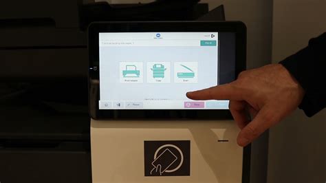 Papercut How To Login Using An Access Card On A Konica Minolta Device