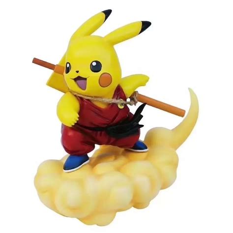 Pikachu Son Goku Cosplay Action Figure Actionfigure Blue