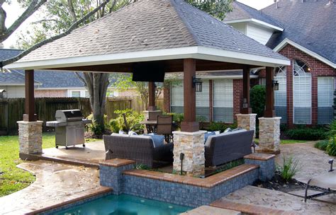 Missouri City Freestanding Patio Cover - Texas Custom Patios