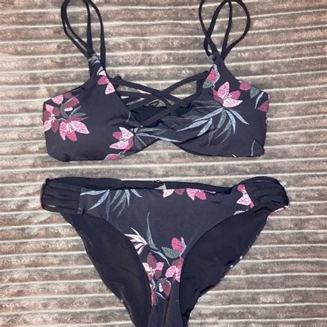 Tinibikini Swim Tinibikini Floral Bikini Set Poshmark