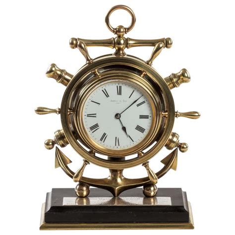 Brass Ships Bulkhead Clock For Sale At 1stdibs