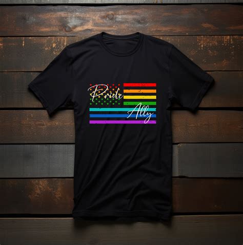 Pride Ally Shirt LGBTQ Shirt Pride Flag Shirt Gay Pride Shirt Lesbian Shirt Trans Rights