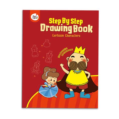 DRAWING BOOK-CARTOON CHARACTERS (STEP BY STEP) - JarMelo