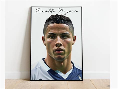 Ronaldo Nazario Poster Real Madrid Ronaldo Poster Printable Portugal