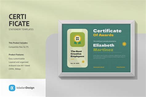 Certificate PSD Design Templates Vol 42