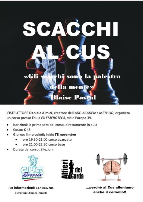 Scacchi Al CUS ALFIERI DEL GARDA CHESS ACDEMY