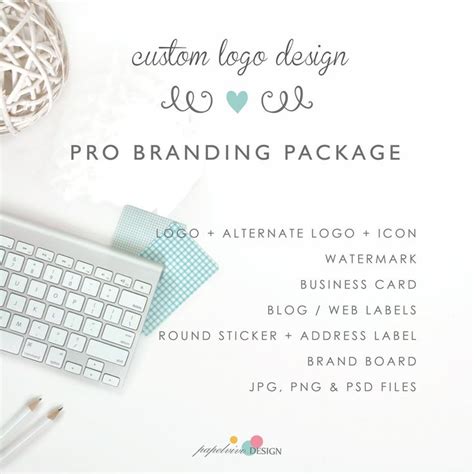 Branding Package Brand Identity Branding Kit Custom Logo Package