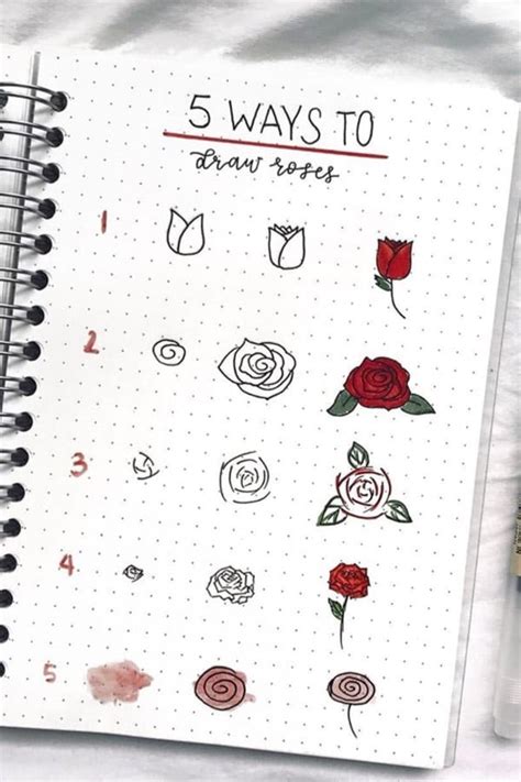 17 Amazing Step By Step Flower Doodles For Bujo Addicts Artofit