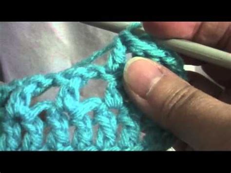 How To Work Into Chain Space Crochet Youtube Beginner Crochet