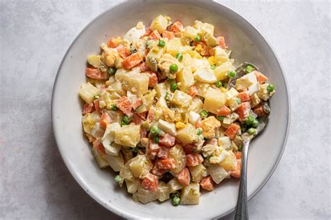 Russian Potato Salad Olivye Recipe