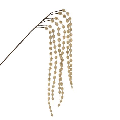 Cascading Thistle Spray Nude Beige Cmh