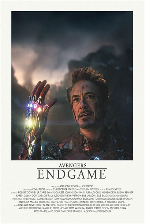 Avengers Endgame Minimalist Poster Check Out The Rest Of The Mcu