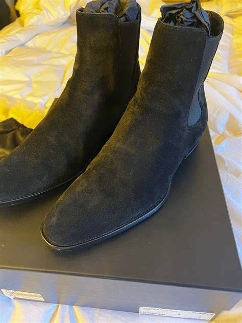 Saint Laurent Paris Saint Laurent Wyatt Suede Chelsea Boot Grailed