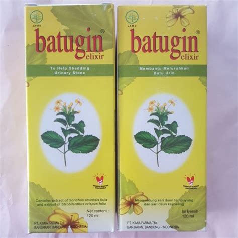 Jual BATUGIN ELIXIR Batugin Elixir Sirup Batugin 120 Ml Shopee Indonesia