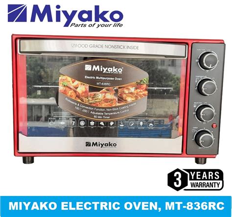 Miyako MT 836RC 36 Liters Electric Oven With Roast Basket Daraz Bd