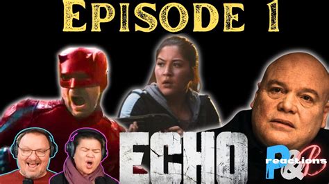 Echo 1x1 Chafa Couples Blind Reaction Review Marvel Daredevil