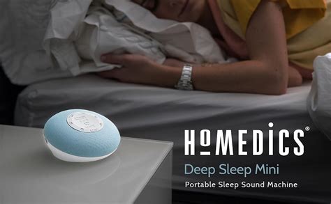 Homedics Deep Sleep Mini Portable Sleep Sound Machine Blue Sound