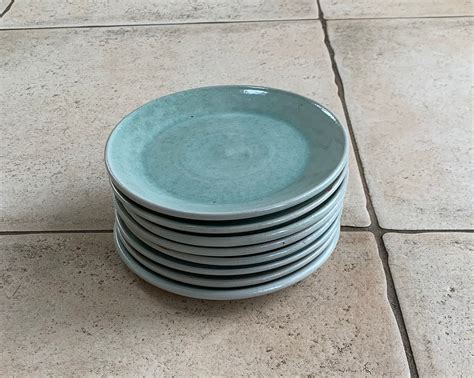 Pale Blue Side Plates Etsy Uk