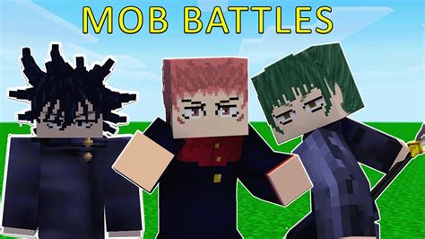 Minecraft Jujutsu Kaisen Mod Students Mob Battles Youtube