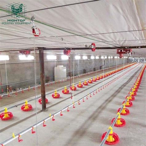 Fully Automatic Broiler Chicks Breeding Pan Feeding System For Poultry