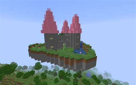 floating castle Minecraft Map