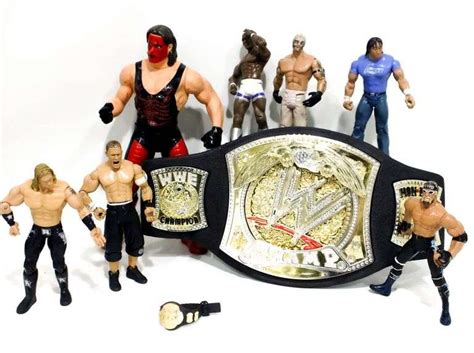 WWF Action Figures and a WWF Champion Belt - Bunting Online Auctions