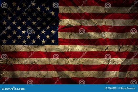 Grunge American Flag Background Stock Illustration - Illustration of ...