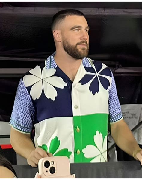 Travis Kelce Argentina Eras Tour Floral Shirt | Ultimate Jackets