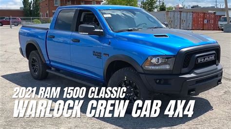 2021 Ram 1500 Classic Warlock Crew Cab 4x4 Walkaround Review Youtube