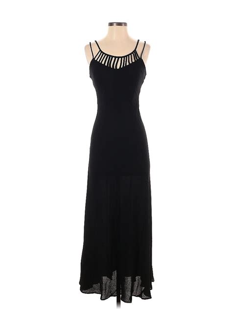 Assorted Brands Solid Black Cocktail Dress Size 2 54 Off Thredup