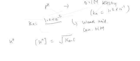 SOLVED: Find the pH scale of the solution of acid H2SO4 of ...