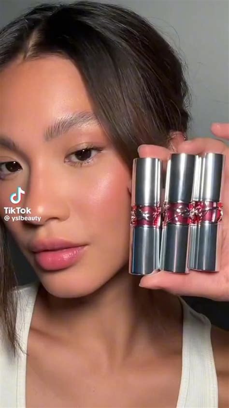 Yves Saint Laurent Rouge Volupte Shine Oil In Stick Lipstick Nude Lavalliere Video Video