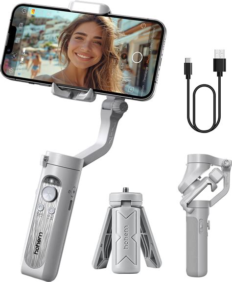 Amazon.com: FeiyuTech VB4 [Official] 3-Axis Smartphone Gimbal Stabilizer,8.4’’Built-in