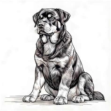 Best Rottweiler Coloring Pages (Free Printable PDF)