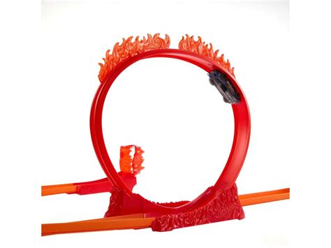 Hot Wheels Track Builder Fire Stunts Mattel HMC Juguetilandia