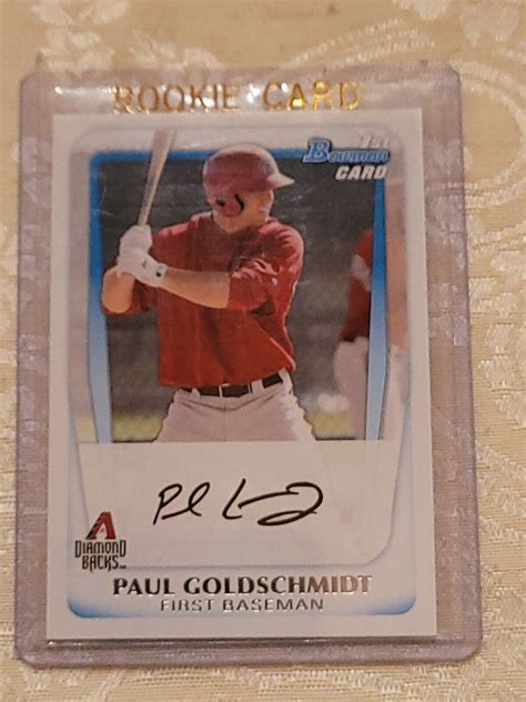 Paul Goldschmidt Bowman Prospects Bp St Bowman Card Rookie