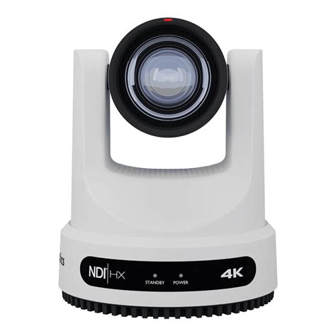 Ptzoptics Move 4k 20x Ndi Tracking Livestream Camera White Movision