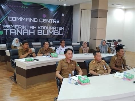 Pemkab Tanbu Rakor Pengendalian Inflasi Tahun Bersama Mendagri