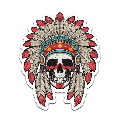 Native American Skull Headdress