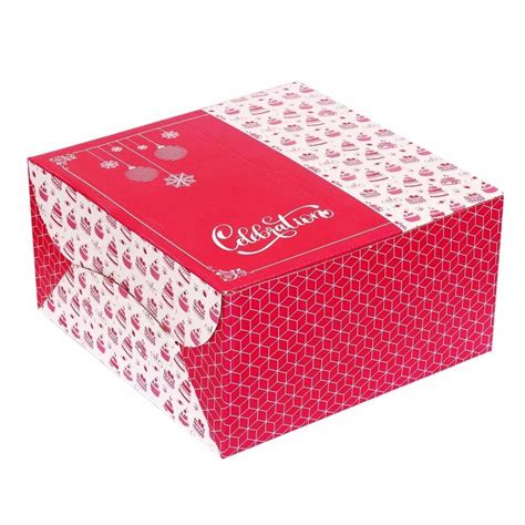 Printed Corrugated Paper Gsm Cake Packaging Box Gram At