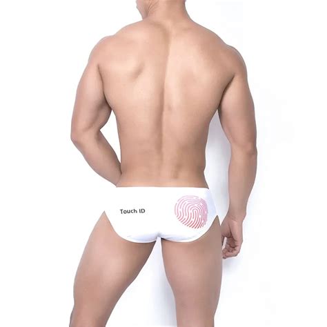 Hot White Mens Swim Briefs Bikini Swimwear Swimming Trunks For Sexy Man Surfing Swimsuit Bathing