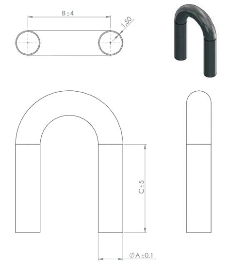 Jetex Exhausts Ltd Degree Bend Inch Stainless Steel Clr Mm