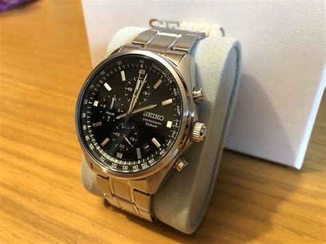 Seiko NO RESERVE PRICE Chronograph SSB379P1 Men