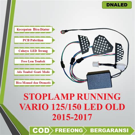 Jual Motorcycle Lampu Rem Stoplamp Running Motor Honda Vario Led Old