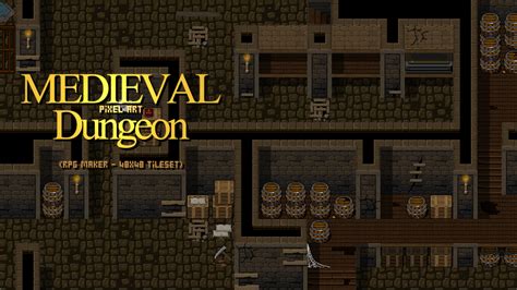 PIXEL Dungeon Tileset For RPGMaker MV Release Announcements Itch Io